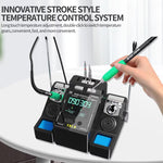 Stazione di rilavorazione per saldatura intelligente a doppia stazione JTX TX1D, EU Plug, US Plug