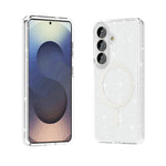 Custodia magnetica per telefono MagSafe in stile Terminator con glitter in polvere., For Samsung Galaxy S26+ 5G, For Samsung Galaxy S26 Ultra 5G, For Samsung Galaxy S26 5G
