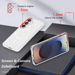 Custodia magnetica per telefono MagSafe in stile Terminator con glitter in polvere., For Samsung Galaxy S26+ 5G, For Samsung Galaxy S26 Ultra 5G, For Samsung Galaxy S26 5G