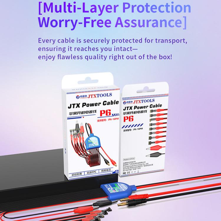Cavo di avvio JTX P6 per iPhone 6-17 Pro Max, JTX P6