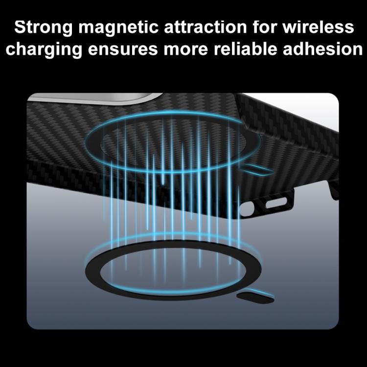 Custodia per telefono MagSafe in fibra di carbonio serie 600D a grana fine, For Samsung Galaxy S26 Ultra 5G