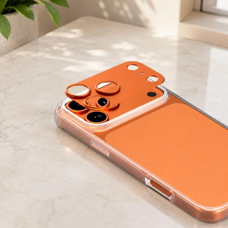 XDcase - Set di 5 protezioni cave per obiettivo fotografico in lega di titanio, For iPhone 17 Pro Max, For iPhone 17 Pro
