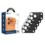 XDcase - Set di 5 protezioni cave per obiettivo fotografico in lega di titanio, For iPhone 17 Pro Max, For iPhone 17 Pro