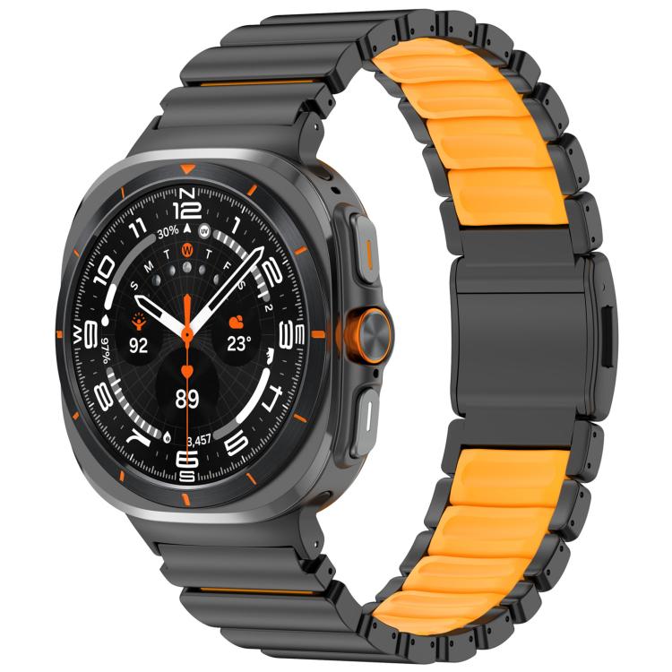 Cinturino per orologio Norman in titanio con fibbia magnetica., For Samsung Galaxy Watch Ultra 47mm / Ultra 2025, For Samsung Galaxy Watch8 / Watch8 Classic