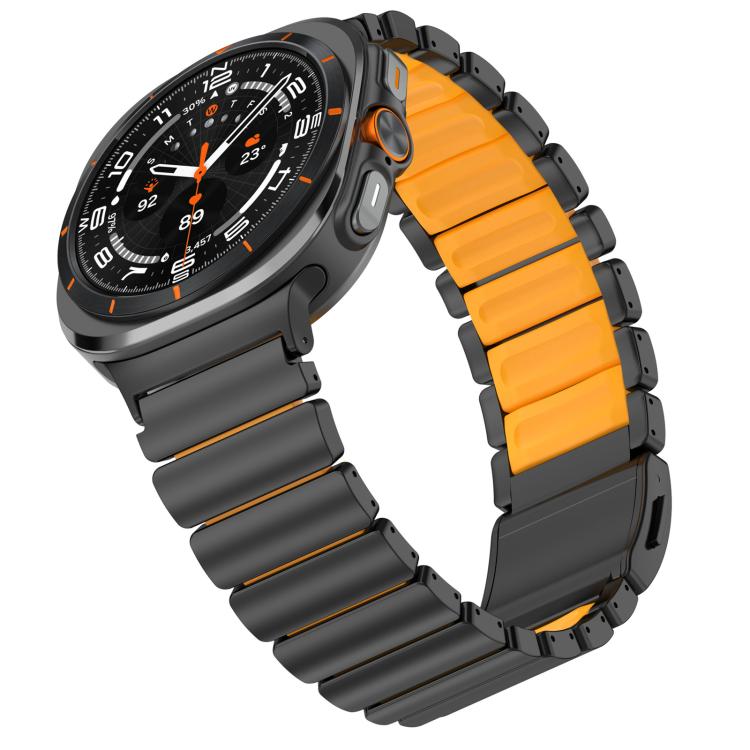 Cinturino per orologio Norman in titanio con fibbia magnetica., For Samsung Galaxy Watch Ultra 47mm / Ultra 2025, For Samsung Galaxy Watch8 / Watch8 Classic