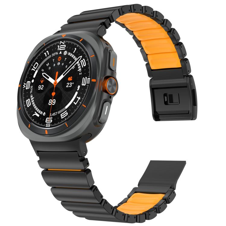 Cinturino per orologio Norman in titanio con fibbia magnetica., For Samsung Galaxy Watch Ultra 47mm / Ultra 2025, For Samsung Galaxy Watch8 / Watch8 Classic