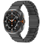 Cinturino per orologio Norman in titanio con fibbia magnetica., For Samsung Galaxy Watch Ultra 47mm / Ultra 2025, For Samsung Galaxy Watch8 / Watch8 Classic