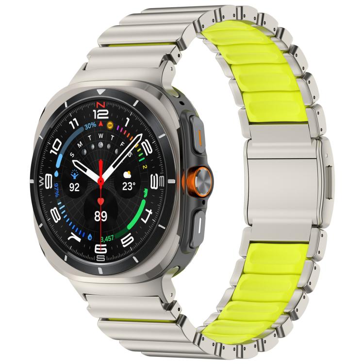 Cinturino per orologio Norman in titanio con fibbia magnetica., For Samsung Galaxy Watch Ultra 47mm / Ultra 2025, For Samsung Galaxy Watch8 / Watch8 Classic