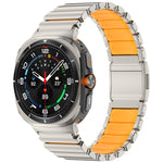 Cinturino per orologio Norman in titanio con fibbia magnetica., For Samsung Galaxy Watch Ultra 47mm / Ultra 2025, For Samsung Galaxy Watch8 / Watch8 Classic