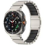 Cinturino per orologio Norman in titanio con fibbia magnetica., For Samsung Galaxy Watch Ultra 47mm / Ultra 2025, For Samsung Galaxy Watch8 / Watch8 Classic