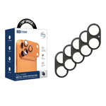 XDcase - Set di 5 protezioni cave per obiettivo fotografico in lega di titanio, For iPhone 17