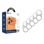 XDcase - Set di 5 protezioni cave per obiettivo fotografico in lega di titanio, For iPhone 17