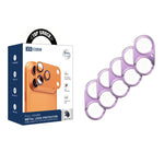 XDcase - Set di 5 protezioni cave per obiettivo fotografico in lega di titanio, For iPhone 17
