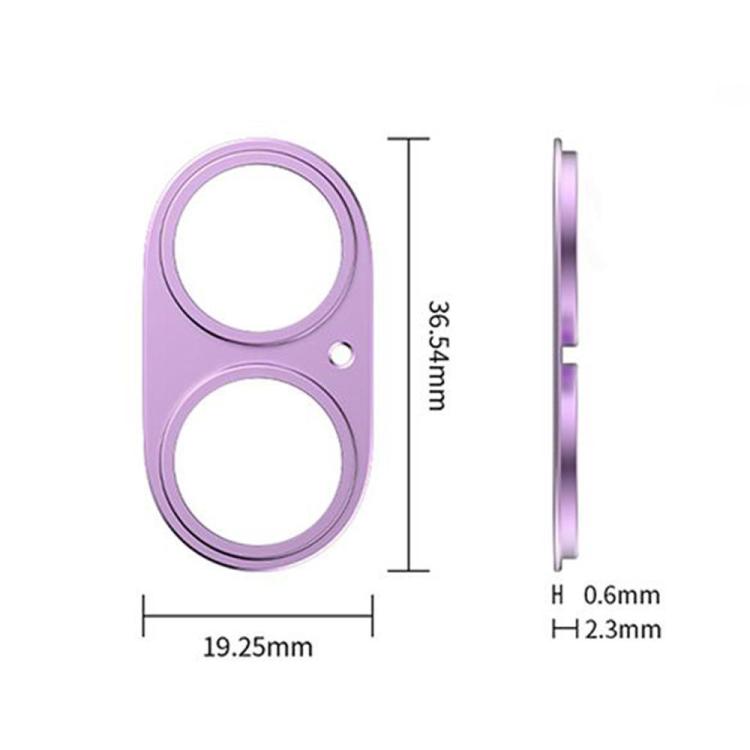 XDcase - Set di 5 protezioni cave per obiettivo fotografico in lega di titanio, For iPhone 17