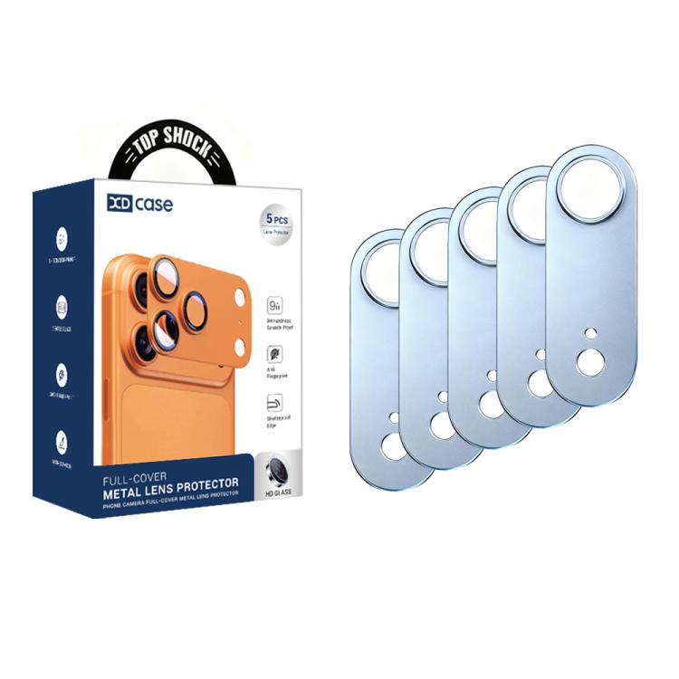 XDcase - Set di 5 protezioni cave per obiettivo fotografico in lega di titanio, For iPhone Air