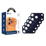 XDcase 5 pezzi Pellicola adesiva per obiettivo fotografico in metallo satinato a copertura totale, For iPhone 17 Pro Max, For iPhone 17 Pro