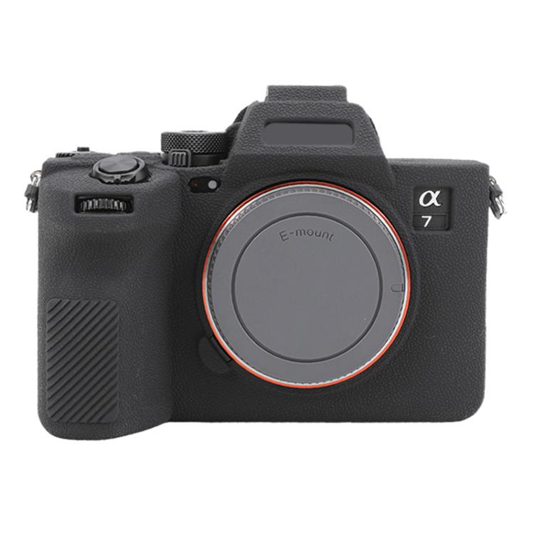 Custodia protettiva in morbido silicone con texture litchi, For Sony Alpha 7 V / ILCE-7M5