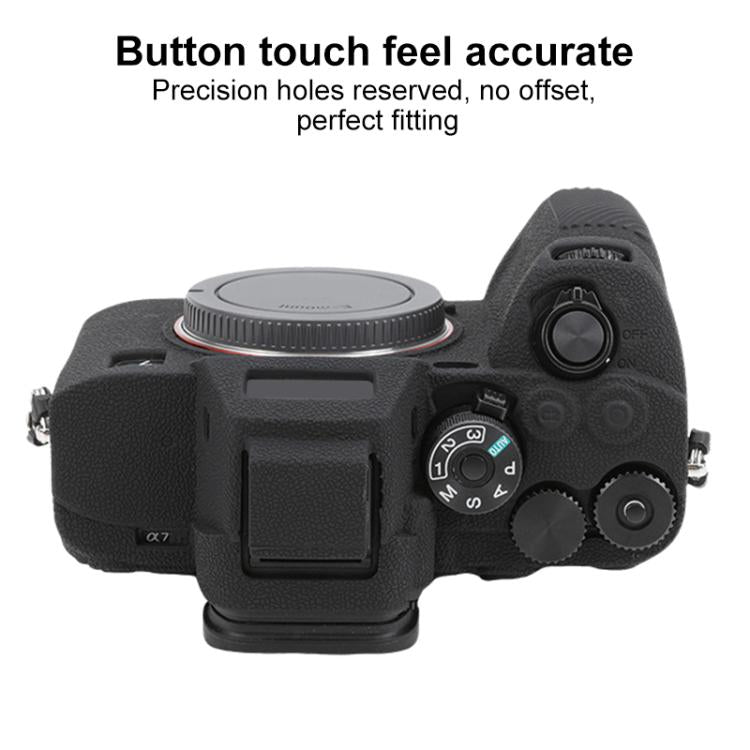 Custodia protettiva in morbido silicone con texture litchi, For Sony Alpha 7 V / ILCE-7M5