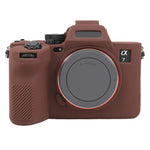 Custodia protettiva in morbido silicone con texture litchi, For Sony Alpha 7 V / ILCE-7M5