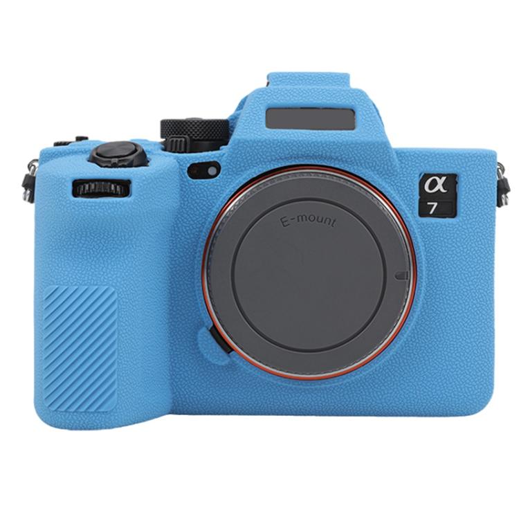 Custodia protettiva in morbido silicone con texture litchi, For Sony Alpha 7 V / ILCE-7M5
