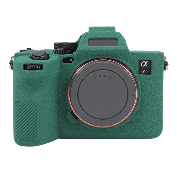 Custodia protettiva in morbido silicone con texture litchi, For Sony Alpha 7 V / ILCE-7M5