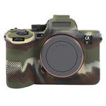 Custodia protettiva in morbido silicone con texture litchi, For Sony Alpha 7 V / ILCE-7M5