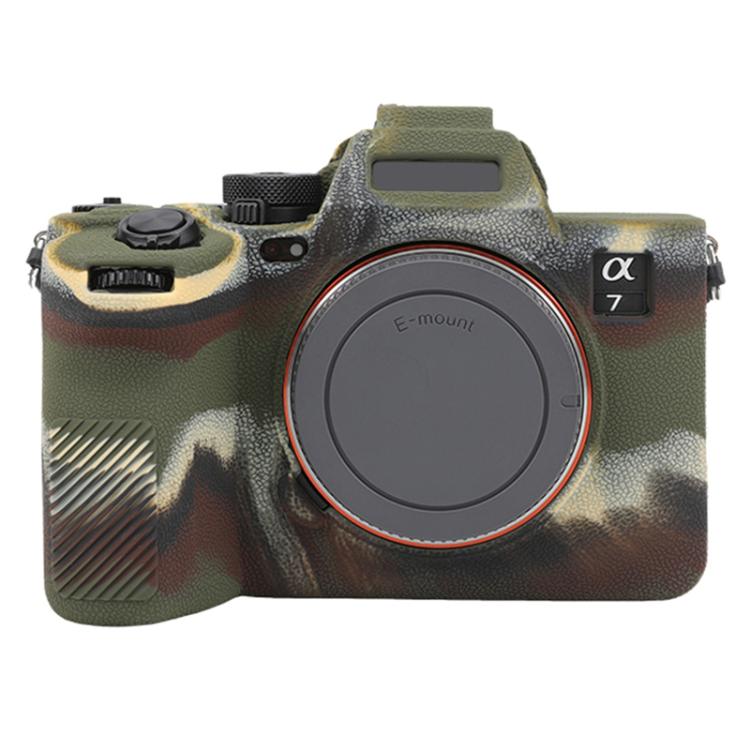 Custodia protettiva in morbido silicone con texture litchi, For Sony Alpha 7 V / ILCE-7M5