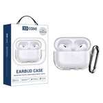 Custodia protettiva trasparente in TPU per auricolari XDcase con moschettone, For AirPods Pro 3, For AirPods 4, For AirPods Pro 2 / 1
