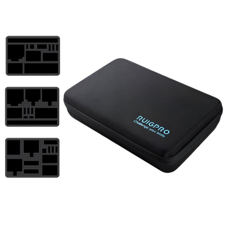 RUIGPRO Borsa multifunzione fai-da-te per dispositivi digitali, 31.5 x 23 x 7.5cm, 24 x 16.5 x 7.5cm