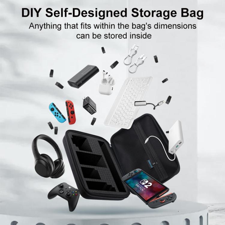 RUIGPRO Borsa multifunzione fai-da-te per dispositivi digitali, 31.5 x 23 x 7.5cm, 24 x 16.5 x 7.5cm