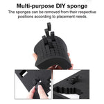RUIGPRO Borsa multifunzione fai-da-te per dispositivi digitali, 31.5 x 23 x 7.5cm, 24 x 16.5 x 7.5cm