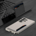 Custodia per telefono GKK ultra sottile in pelle con scomparti per carte e supporto magnetico, For Samsung Galaxy S26 Ultra 5G