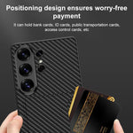 Custodia per telefono GKK ultra sottile in pelle con scomparti per carte e supporto magnetico, For Samsung Galaxy S26 Ultra 5G