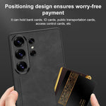 Portafoglio per cellulare GKK ultra sottile in pelle satinata con custodia magnetica, For Samsung Galaxy S26 Ultra 5G