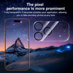 Pellicola protettiva per fotocamera posteriore in vetro temperato integrato con serigrafia XDcase (5 pezzi), For iPhone 17 Pro Max, For iPhone 17 Pro, For iPhone 17, For iPhone Air