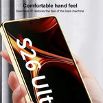 Custodia per telefono GKK in pelle con texture a rombi e placcatura in metallo., For Samsung Galaxy S26 Ultra 5G
