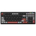 LINGBAO K98 101 Keys Triple-mode Wireless Game Keyboard, Black Pink-Flower Field Axis, Black Red-Red Rabbit Axis, White-Glazed Tile Axis, Blackberry Powder-Red Rabbit Axis Pro, Blackberry Powder-Glazed Tile Axis, White Purple-Flower Field Axis         ...