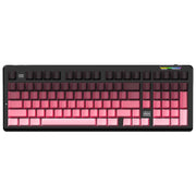 LINGBAO K98 101 Keys Triple-mode Wireless Game Keyboard, Black Pink-Flower Field Axis, Black Red-Red Rabbit Axis, White-Glazed Tile Axis, Blackberry Powder-Red Rabbit Axis Pro, Blackberry Powder-Glazed Tile Axis, White Purple-Flower Field Axis         ...