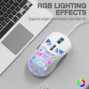 SOLAKAKA SM901 Hollow RGB Light Wired Gaming Mouse, SM901