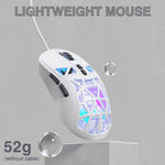 SOLAKAKA SM901 Hollow RGB Light Wired Gaming Mouse, SM901