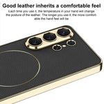 Custodia per telefono GKK in pelle galvanizzata con anello magnetico in nichel., For Samsung Galaxy S26 Ultra 5G