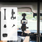 Telecamera per auto con supporto regolabile e asta di prolunga, 52-81.5cm Basic, 70-121cm Extended, Basic 4 in 1 Set with Crab Clip, Extend 4 in 1 Set with Crab Clip, Basic 5 in 1 Set with Clip Pocket Frame, Extend 5 in 1 Set with Clip Pocket Frame    ...