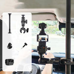 Telecamera per auto con supporto regolabile e asta di prolunga, 52-81.5cm Basic, 70-121cm Extended, Basic 4 in 1 Set with Crab Clip, Extend 4 in 1 Set with Crab Clip, Basic 5 in 1 Set with Clip Pocket Frame, Extend 5 in 1 Set with Clip Pocket Frame    ...