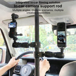 Telecamera per auto con supporto regolabile e asta di prolunga, 52-81.5cm Basic, 70-121cm Extended, Basic 4 in 1 Set with Crab Clip, Extend 4 in 1 Set with Crab Clip, Basic 5 in 1 Set with Clip Pocket Frame, Extend 5 in 1 Set with Clip Pocket Frame    ...