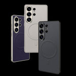Custodia magnetica per telefono GKK in similpelle effetto pelle con finitura metallizzata., For Samsung Galaxy S26 Ultra 5G