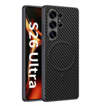 Custodia magnetica per telefono GKK in similpelle effetto pelle con finitura metallizzata., For Samsung Galaxy S26 Ultra 5G