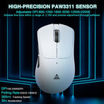 SOLAKAKA SM805 24000DPI 2.4GHz + BT + Wired Tri-mode Wireless Mouse, SM805
