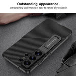 Custodia per telefono GKK in pelle con regolatore meccanico per ingranaggi., For Samsung Galaxy S26 Ultra 5G