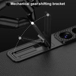 Custodia per telefono GKK in pelle con regolatore meccanico per ingranaggi., For Samsung Galaxy S26 Ultra 5G