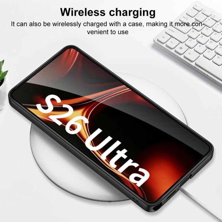 Custodia per telefono GKK in pelle con regolatore meccanico per ingranaggi., For Samsung Galaxy S26 Ultra 5G